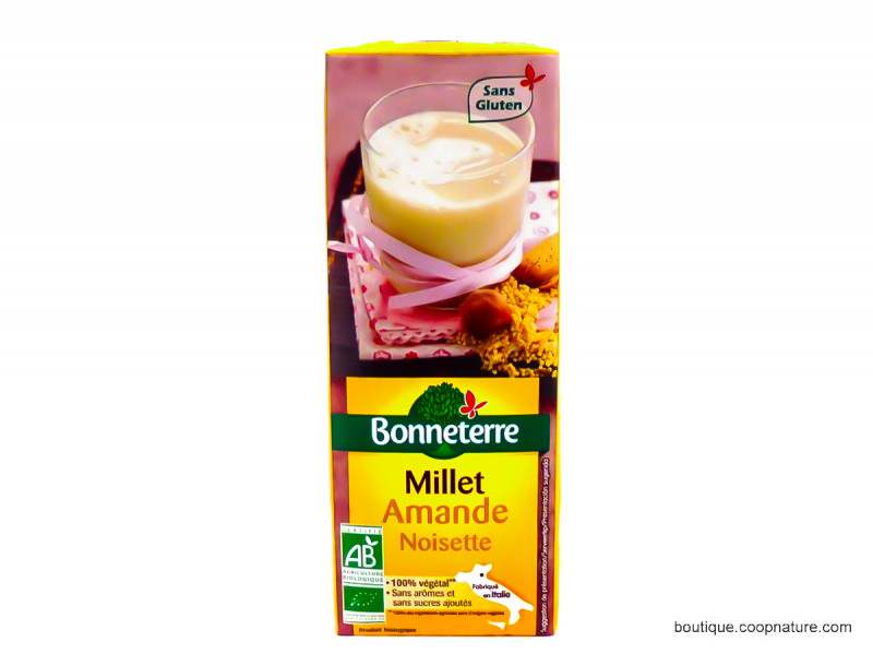 Boisson Millet Amande et Noisette Bio 1L