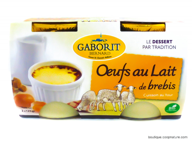 Œufs au Lait de Brebis Bio 2x125g