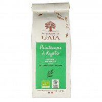 Thé Vert Aromatisé Printemps à Kyoto 100g Bio
