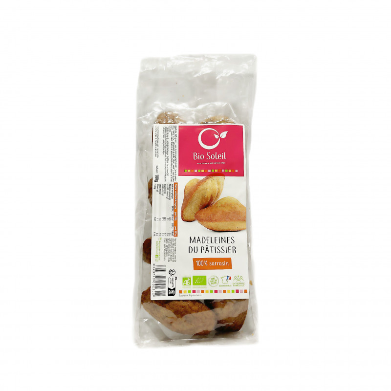 Madeleines Du Pâtissier Sarrasin Bio 180g