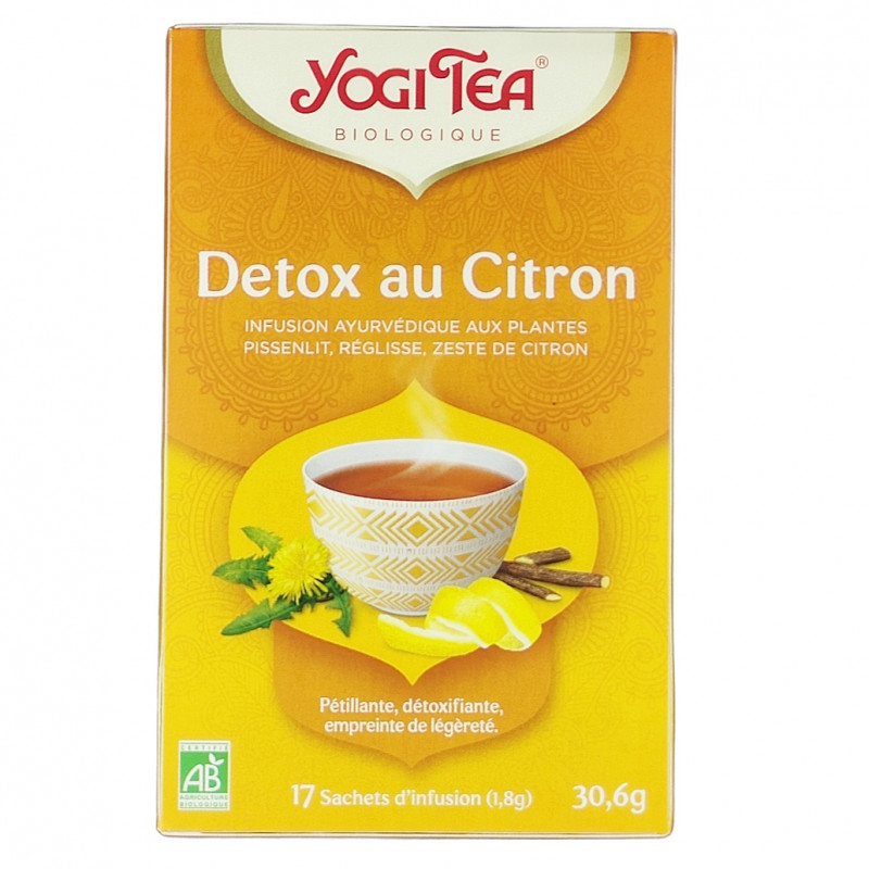 Infusion Detox au Citron 30,6g 17 Sachets Bio