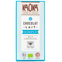 Tablette de Chocolat au Lait Simply Bio 80g