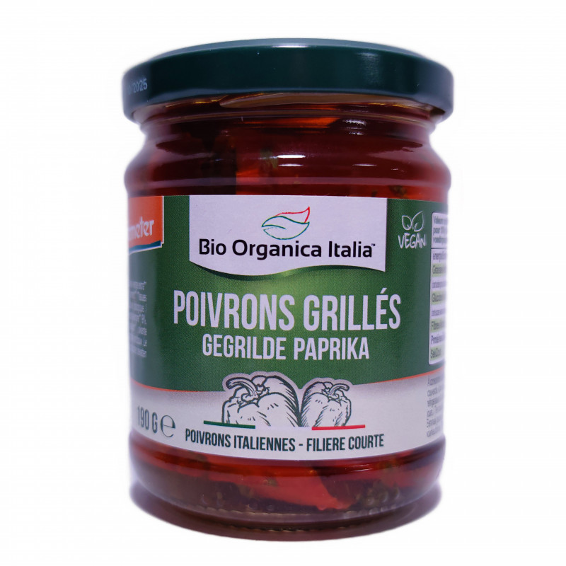 Poivrons Grillés Bio 190g