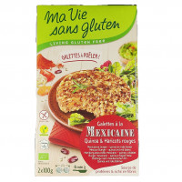 Galette à la Mexicaine Quinoa Haricots Rouges Bio 2x100g