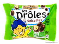 Confiseries Chocolat Les Drôles de Noisettes Bio 45g