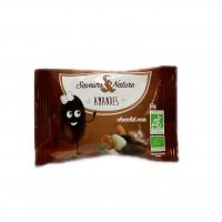 Amandes Enrobées De Chocolat Noir Bio 45g