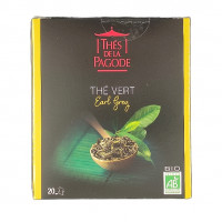 Thé Verts Earl Grey 20 Infusions 40g Bio