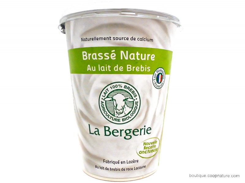 Brassé Nature au Lait de Brebis Bio 400g