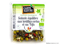 Salade Équilibre Lentilles Vertes & Tofu Bio 160g