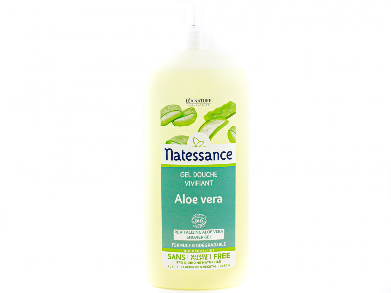 Gel Douche Aloe Vera Vivifiant Ecocert Bio 1L