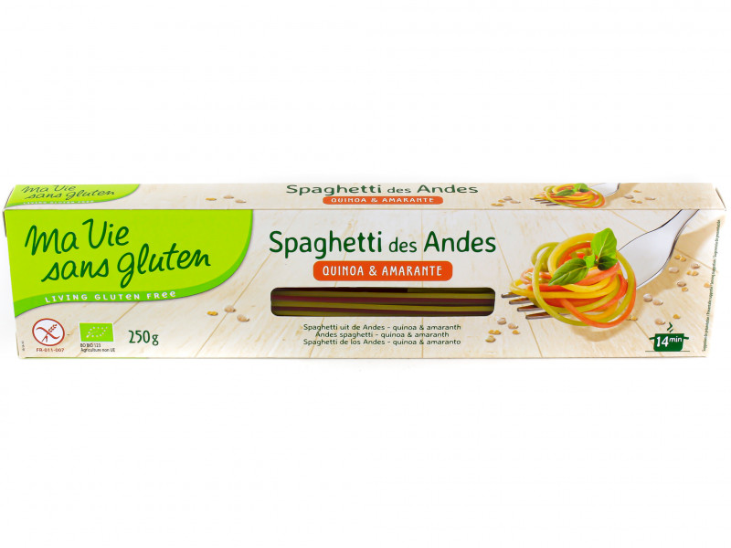 Spaghettis des Andes Sans Gluten Bio 250g