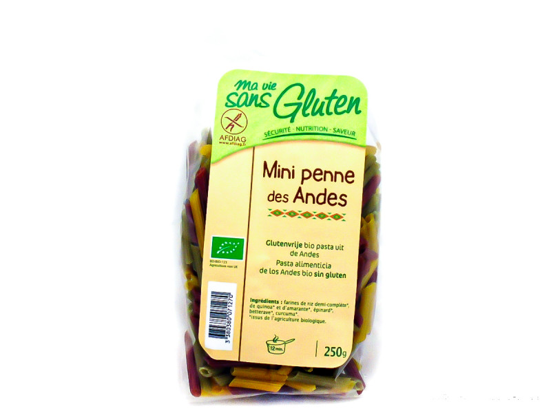 Mini Penné des Andes Sans Gluten Bio 250g