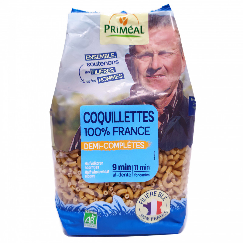 Coquillettes Demi-Complètes Bio 500g