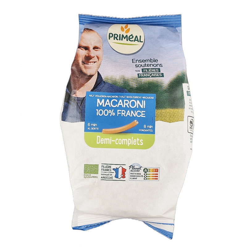 Macaroni Demi-Complets Bio 500g