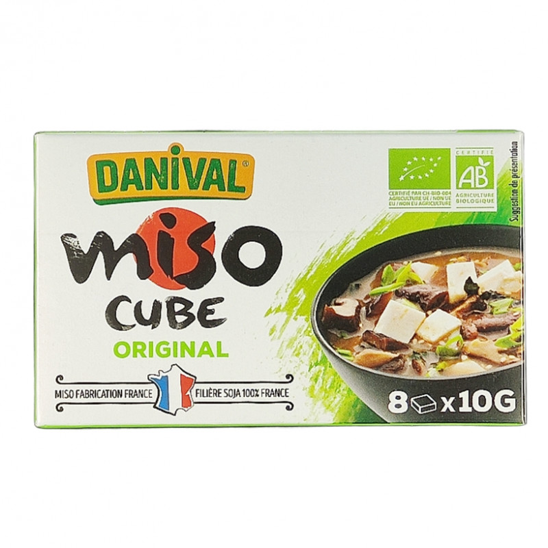 Cube Soupe Miso 8x10g Bio