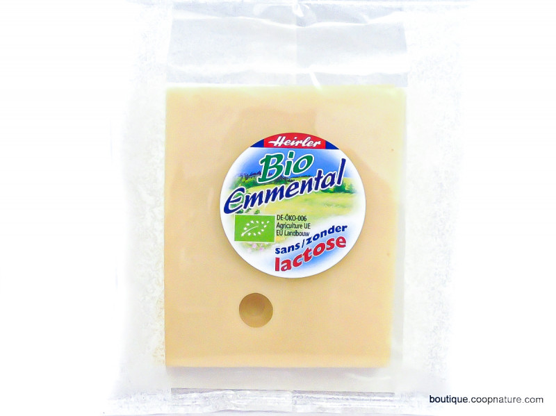 Emmental Sans Lactose Bio 120g