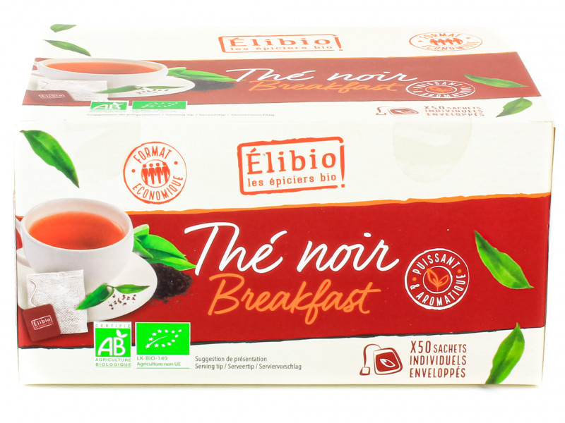 Thé Noir Breakfast Bio 50 Sachets