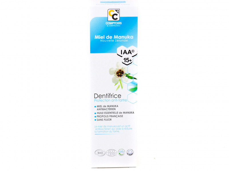 Dentifrice Miel de Manuka Anti-tartre Ecocert 75ml