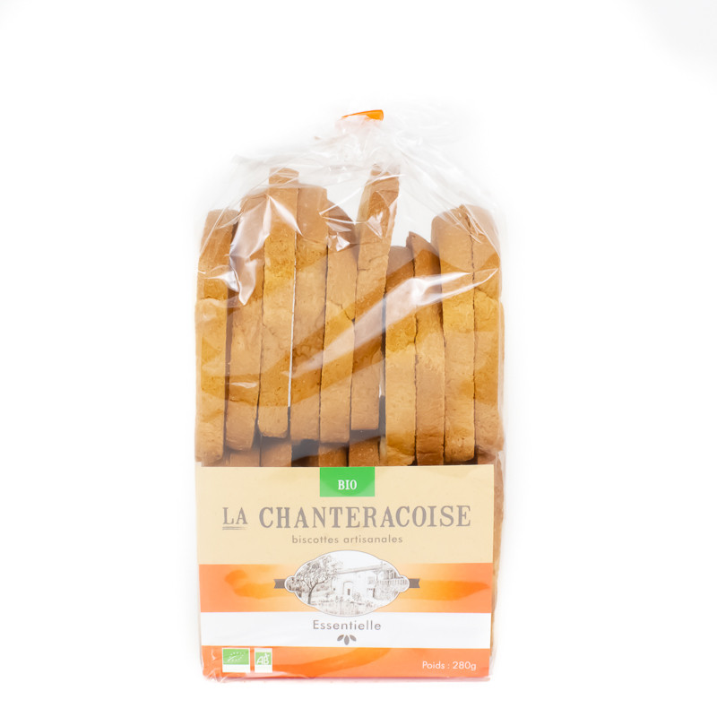 Biscottes Artisanales Essentielle Bio 280g