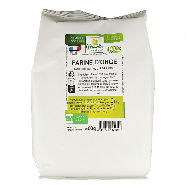 Farine d'Orge 500g Bio