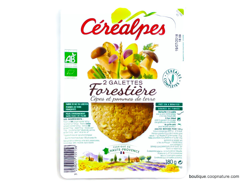 Galettes forestières Bio 2x90g