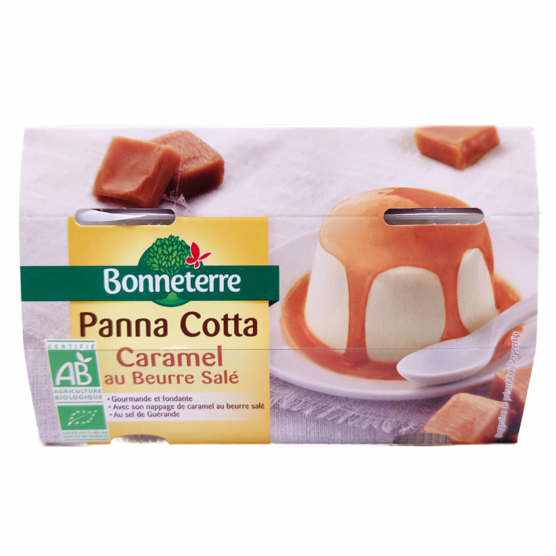 Panna Cotta Caramel Beurre Salé Bio 2x125g