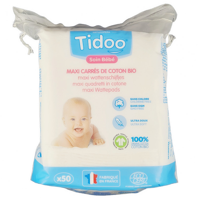 Maxi Carrés de Coton Bio