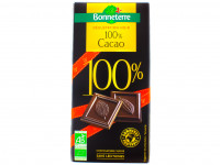 Chocolat Dégustation Noir 100% Cacao Bio 80g