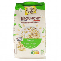 Krounchy Muesli Croustillant Nature 500g Bio