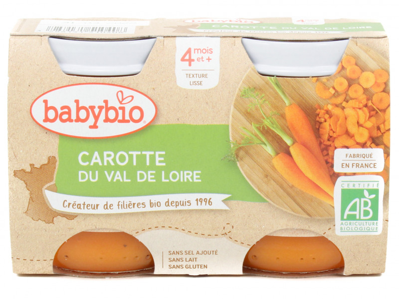 BABYBIO Petits Pots Poire-Fraise-Vanille - Lot De 6 X 130g - Bio Et Français