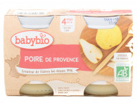 Pots Bébé Poire de Provence Bio 2x130g