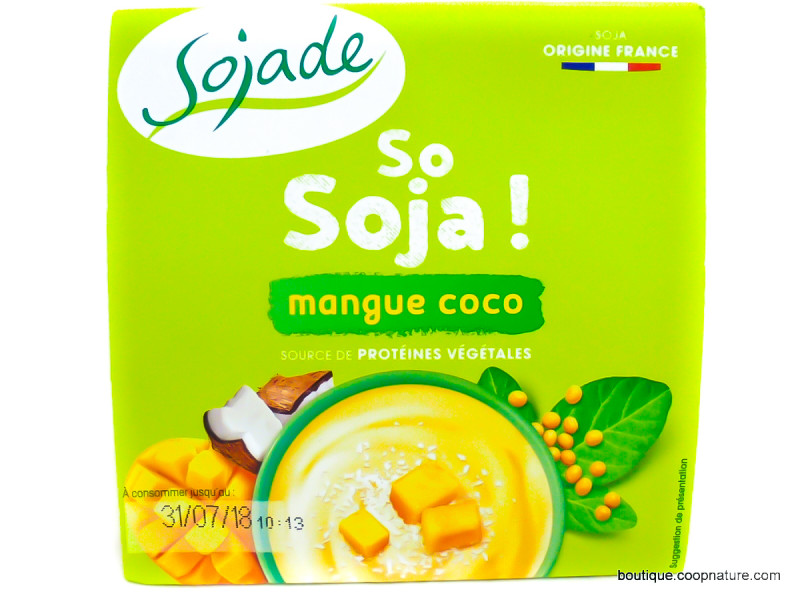 Dessert So Soja ! Mangue coco Bio 4x100g