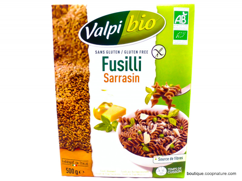 Fusilli Sarrasin Sans Gluten Bio 500g