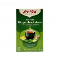 Thé Vert Gingembre Citron Bio 30,6g