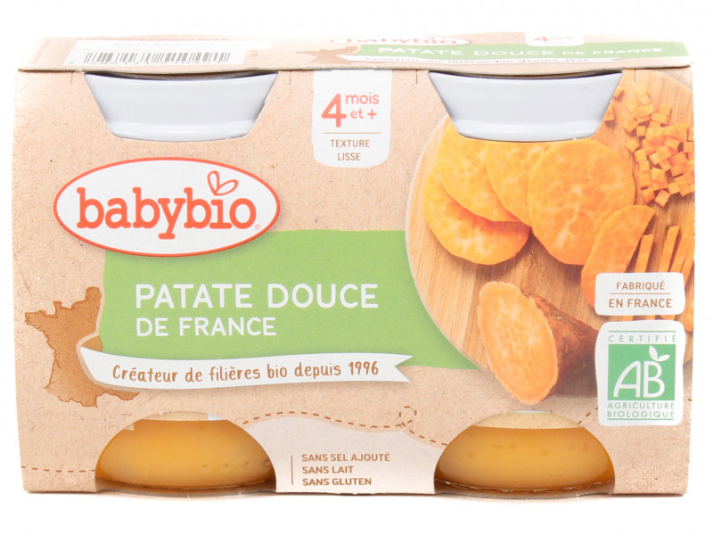 Petits Pots Patate Douce Bio 2x130g