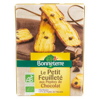 Biscuits Petits Feuilletés aux Pépites de Chocolat Bio 120g