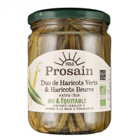 Duo Haricot Verts/Beurre Extra-fins Bio 220g