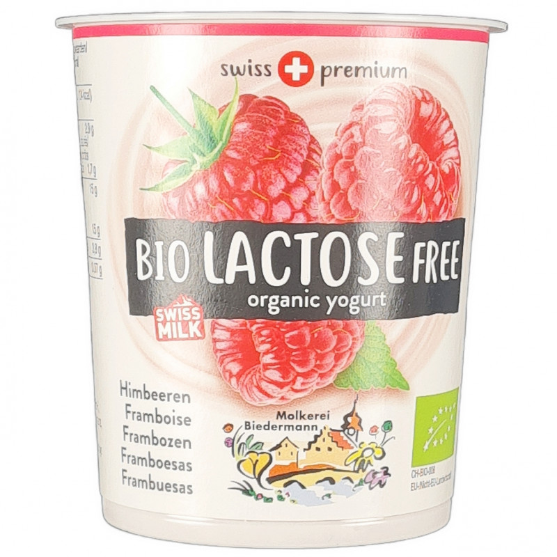 Yaourt Sans Lactose Framboise Bio 200g