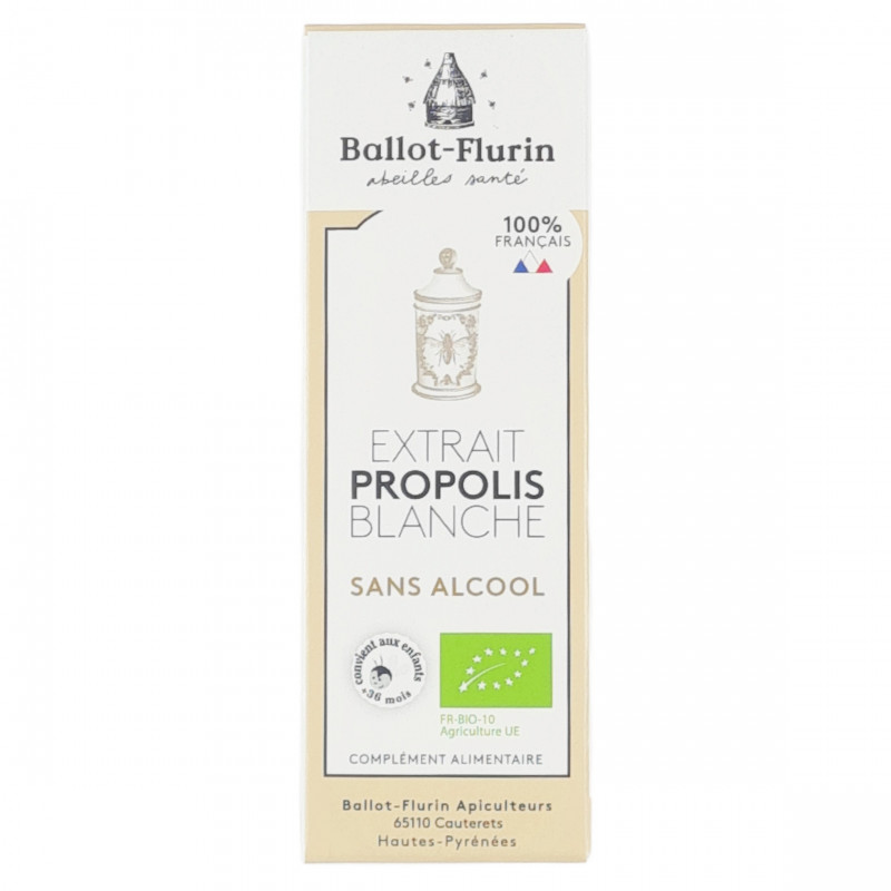 Extrait Propolis Blanche Sans Alcool 15ml