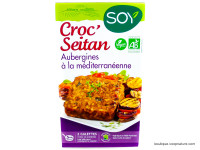 Croc' Seitan Aubergines à la Méditerranéenne Bio 2x100g