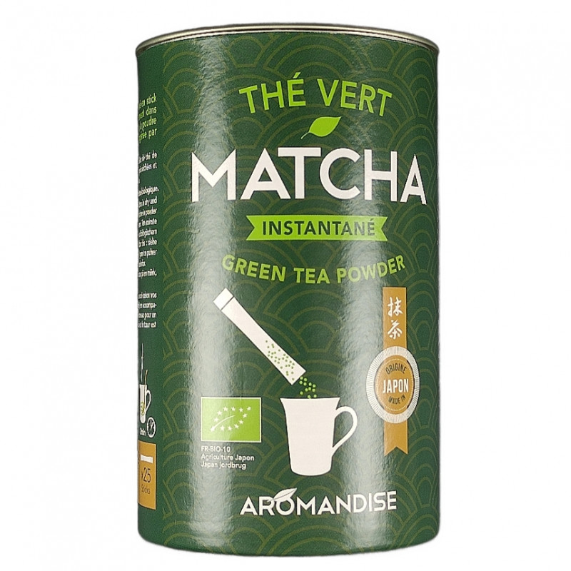 Thé Vert Matcha Stick Instantané 12,5g Bio