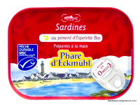 Sardines au Piment d'Espelette 135g