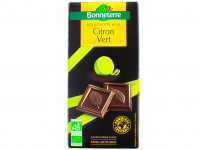 Chocolat Noir aux Cristaux de Citron Vert Bio 90g