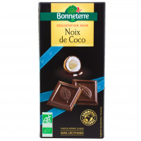 Chocolat Noir Noix de Coco Bio 90g