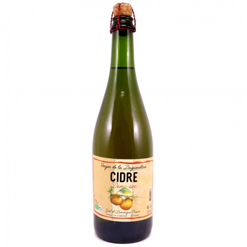 Cidre Demi-Sec Bio 75cl