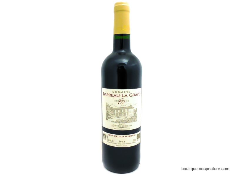 Bordeaux Blaye Côtes de Bordeaux A.O.C. Bio 75cl