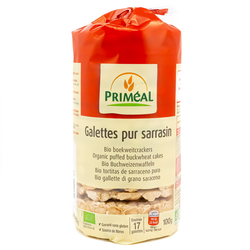 Galettes Fines Soufflées Pur Sarrasin Bio 100g