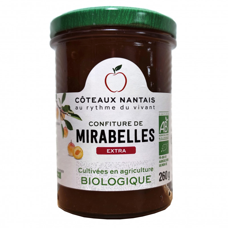 Confiture de Mirabelle Extra Bio 260g