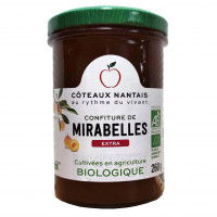 Confiture de Mirabelle Extra Bio 260g