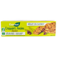 Biscuits Croquants Avoine Pépites de Chocolat Bio 130g
